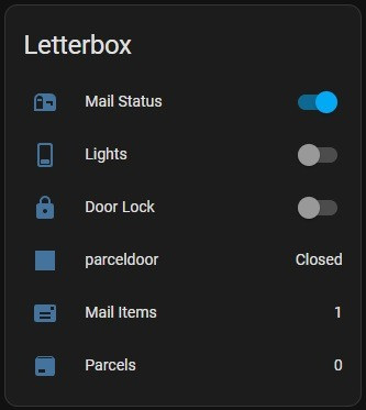 home assistant smart letterbox